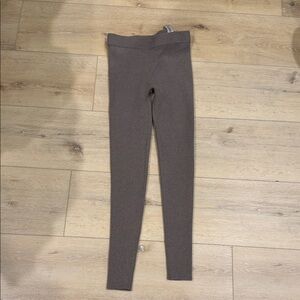 Zara Taupe Knit Leggings